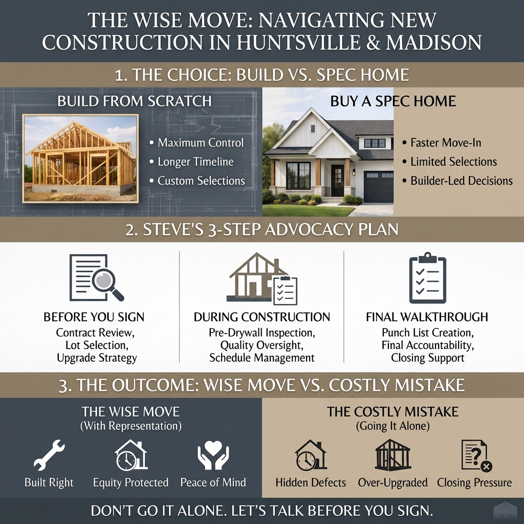 Steve Stinson New Construction Expert in Huntsville Alabama