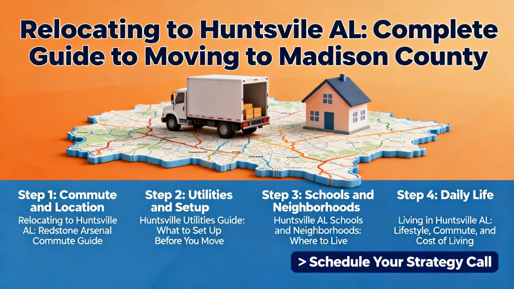 Steve Stinson - Huntsville Relocation Guide - Redstone Arsenal Commute Map