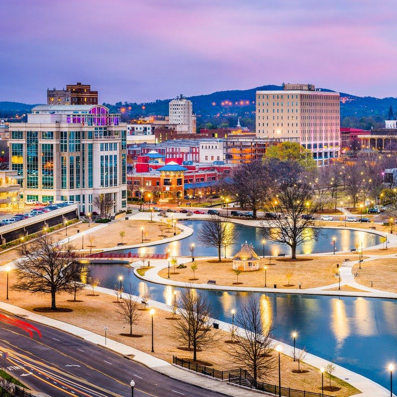 Huntsville, Alabama skyline